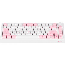 Клавіатура AKKO 5075B Plus Prunus Lannesiana RGB CS Silver Hot-Swap White/Pink (6925758619158)