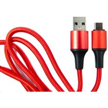 Кабель DENGOS USB - USB Type-C 1 м Red (NTK-TC-MT-RED)