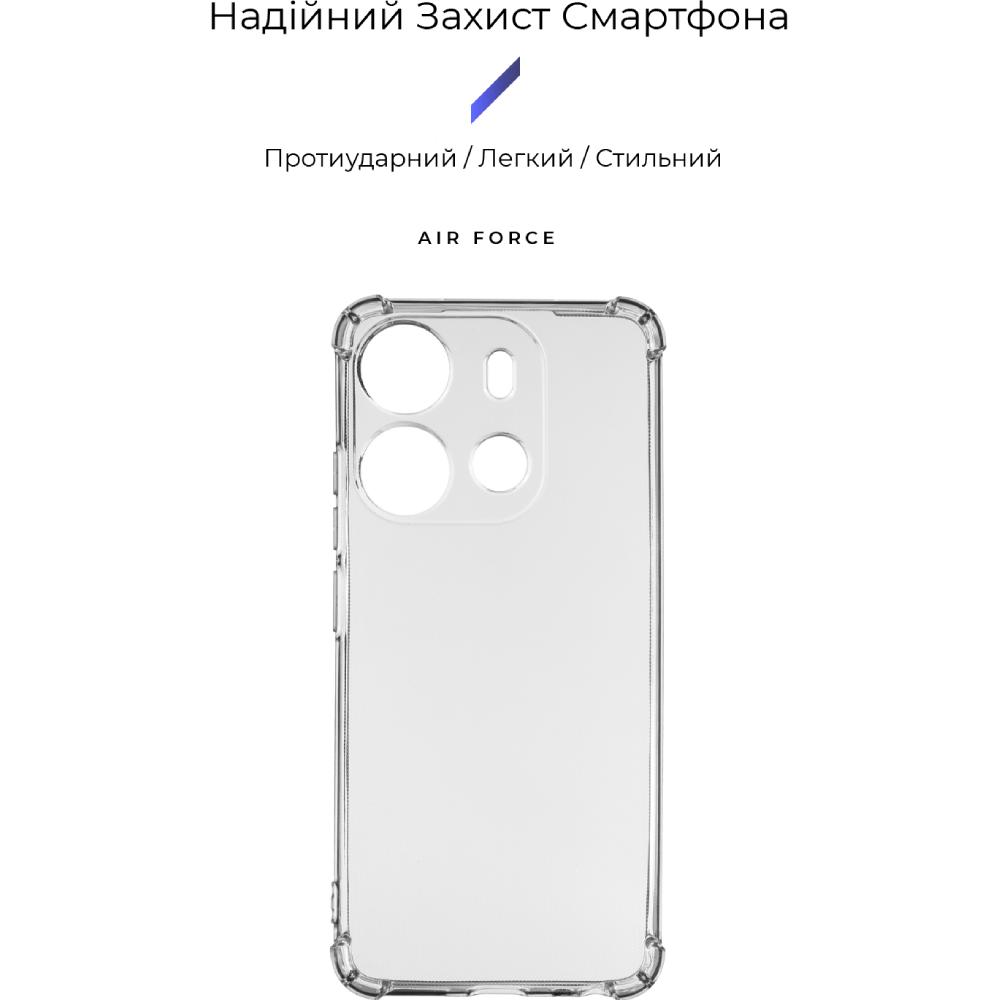 Чехол ARMORSTANDART Air Force для TECNO Spark Go 2023 (BF7) Camera cover Transparent (ARM67036) Чехол ARMORSTANDART Air Force для TECNO Spark Go 2023 (BF7) Camera cover Transparent (ARM67036) Тип чехол-накладка