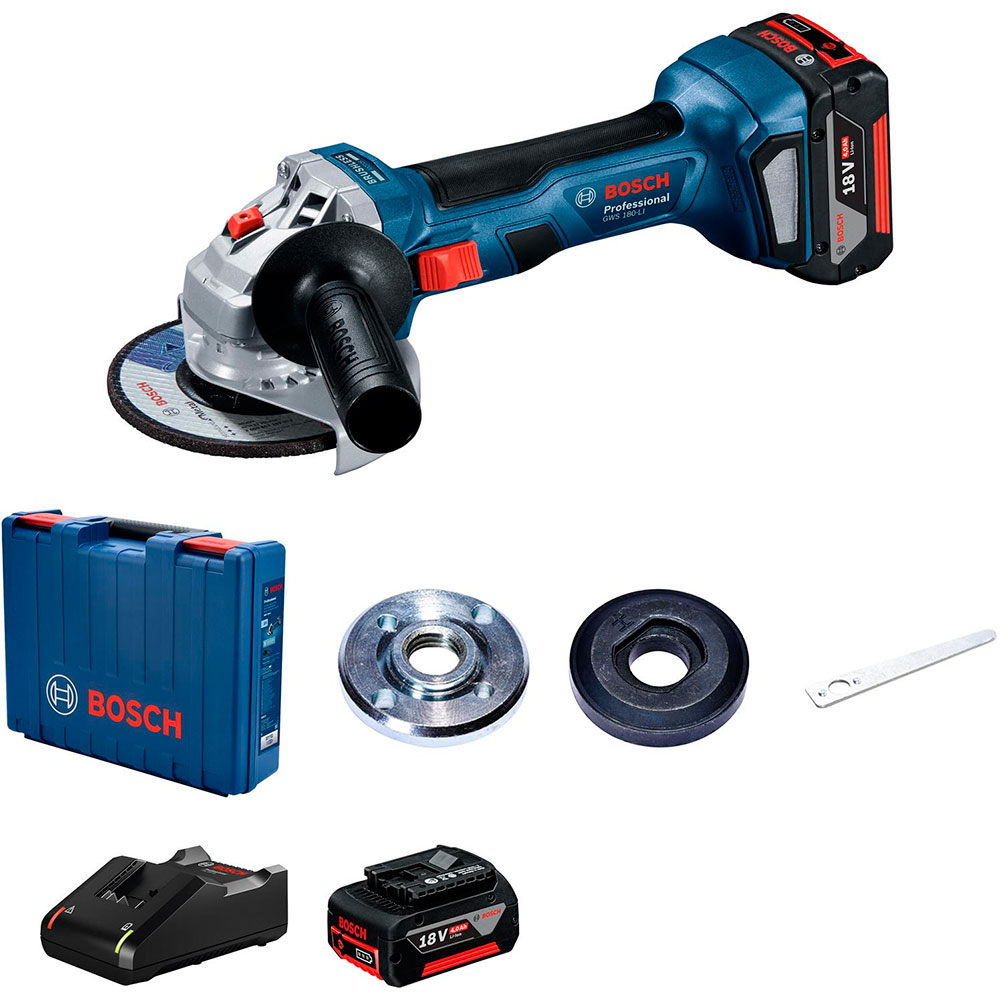 Шлифмашина угловая BOSCH GWS 180 (0.601.9H9.025) Особенности защита от перегрузок