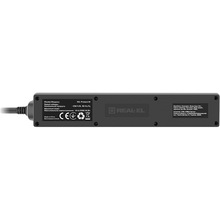 Мережевий фільтр REAL EL RS-Protect M 5 розеток 3м 10А Black (EL122300028)
