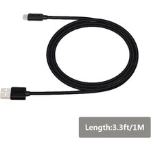 Кабель CHOETECH USB Type-C - USB Type-C 1 м Black (AC0002)