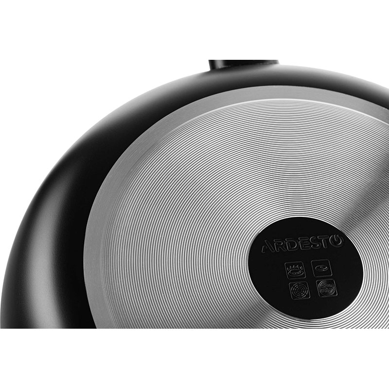 Сковорода ARDESTO Gemini Gourmet Portofino 26 см Black (AR1926CGP) Крышка без крышки