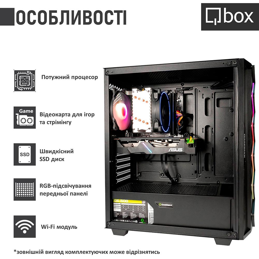 Комп'ютер QBOX I32431 Серія процесора Intel Core i7