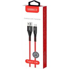 Кабель Intaleo CBRNYT1 USB to USB Type-C 1.2 м Red (1283126559464)