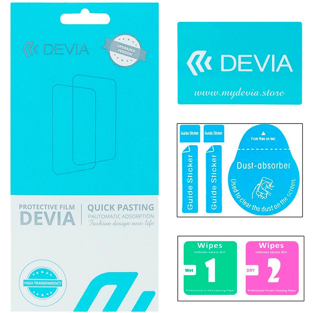 Защитная пленка DEVIA для ZTE Blade V40 Vita Mate Transparent (DV-ZT-V40VM) Совместимость по модели  ZTE Blade V40 Vita