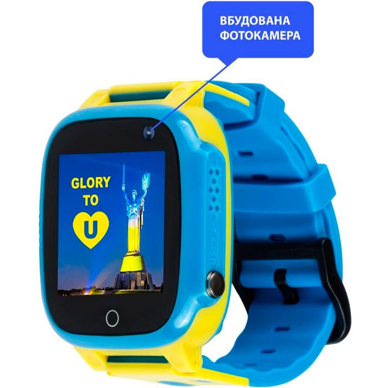 Смарт-часы AMIGO GO008 GLORY GPS WIFI Blue-Yellow Совместимость iOS (Apple)