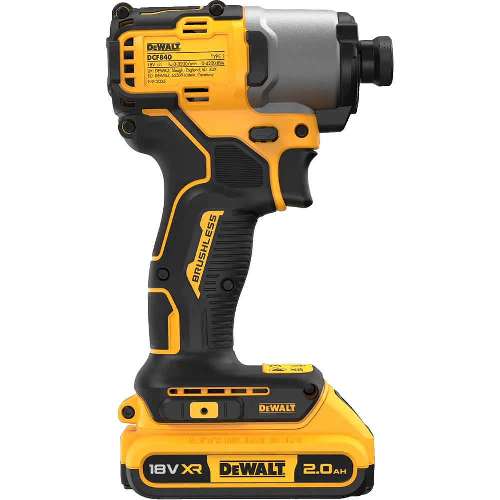 Шуруповерт DEWALT DCF840D2T Тип акумулятора Li-Ion