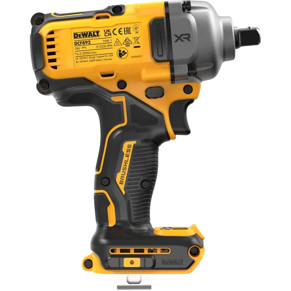 Гайковерт DEWALT DCF892NT Функції і особливості вбудоване підсвічування