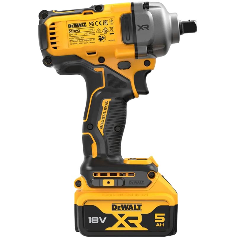 Гайковерт DEWALT DCF892P2T Тип акумулятора Li-Ion