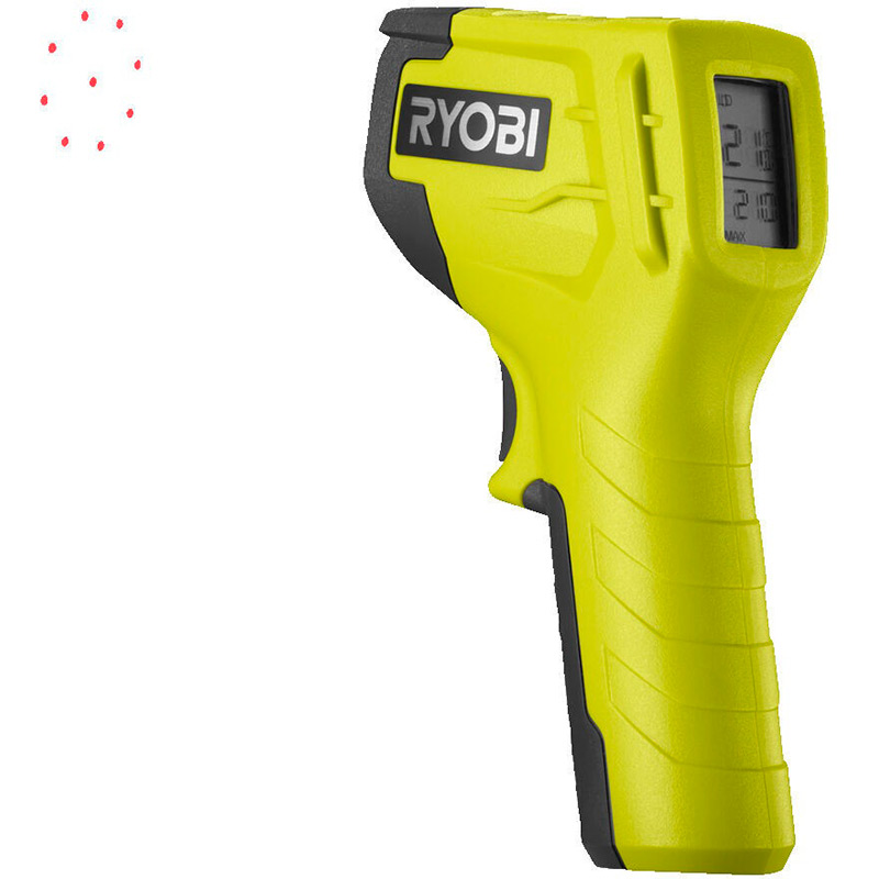 Пірометр RYOBI RBIRT08 Инфракрасный (5133004866) Питание 9 В /крона