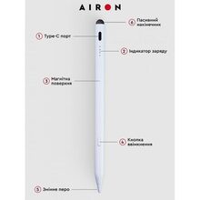 Стілус AIRON AirPen 2 для ємнісного дисплея (6126755803226)