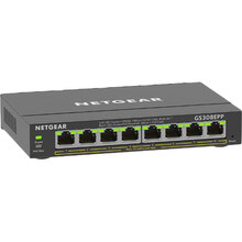 Коммутатор NETGEAR GS308EPP 8xGE PoE+ (123Вт)