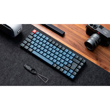 Клавиатура Keychron K3 PRO Gateron Blue BT/USB LowProfile QMK UA White LED Black (K3PA2_KEYCHRON)