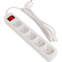 Мережевий фільтр COLORWAY 5 розеток 2м 10А 3х1.0мм2 White (CW-PSEA52W)