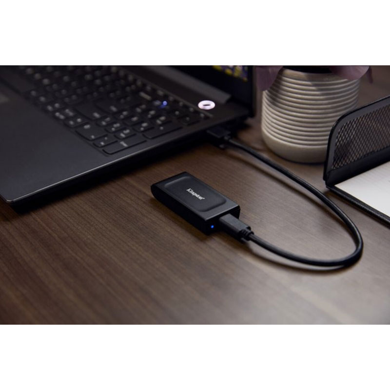 Внешний SSD накопитель KINGSTON XS1000 2TB USB 3.2 Type-C, G2 Black Интерфейс USB Type-C