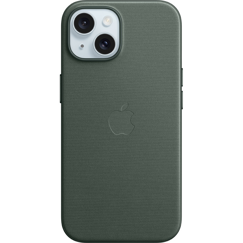 Чохол APPLE для iPhone 15 FineWoven Case with MagSafe Evergreen (MT3J3ZM/A) Чохол APPLE для iPhone 15 FineWoven Case with MagSafe Evergreen (MT3J3ZM/A)