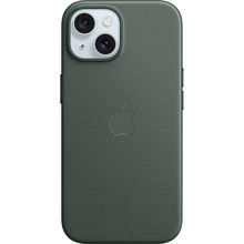 Чохол APPLE для iPhone 15 FineWoven Case with MagSafe Evergreen (MT3J3ZM/A)