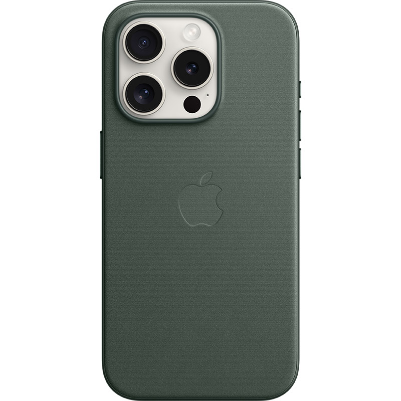 Чохол APPLE для iPhone 15 Pro FineWoven Case with MagSafe Evergreen (MT4U3ZM/A) Чохол APPLE для iPhone 15 Pro FineWoven Case with MagSafe Evergreen (MT4U3ZM/A)