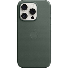 Чохол APPLE для iPhone 15 Pro FineWoven Case with MagSafe Evergreen (MT4U3ZM/A)