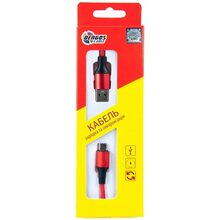 Кабель DENGOS USB - USB Type-C 1 м Red (NTK-TC-MT-RED)
