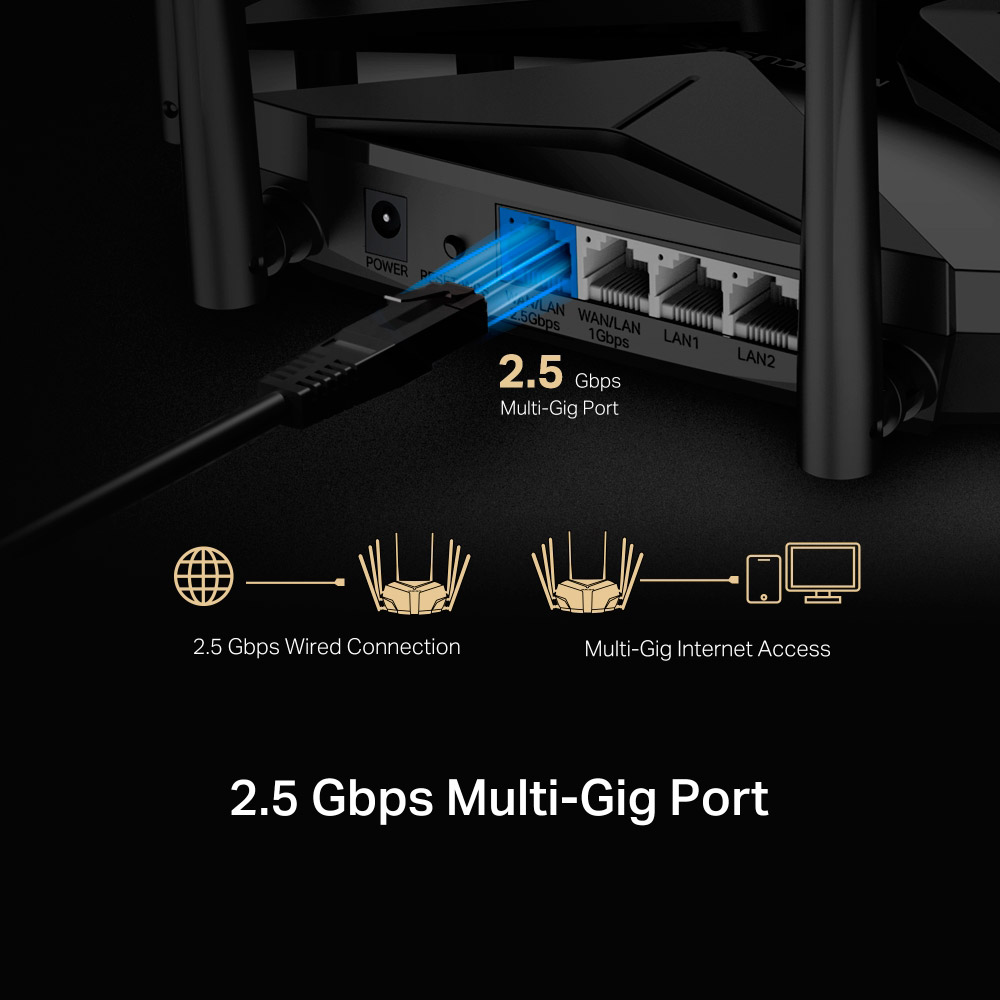 Маршрутизатор MERCUSYS MR90X AX6000 Стандарт Wi-Fi 802.11 b