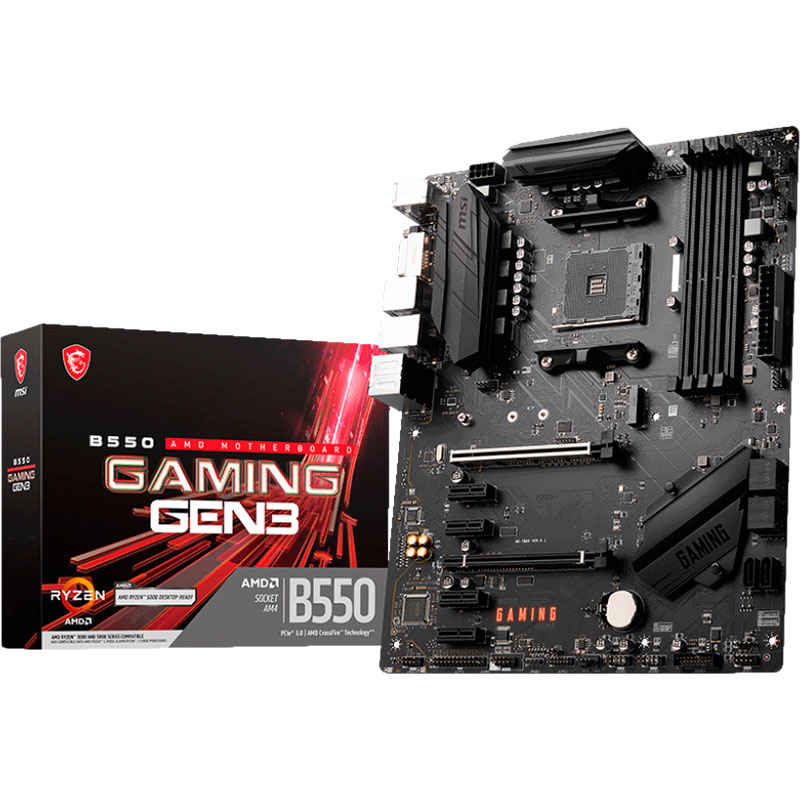 Материнська плата MSI B550 GAMING GEN3 Чіпсет AMD B550