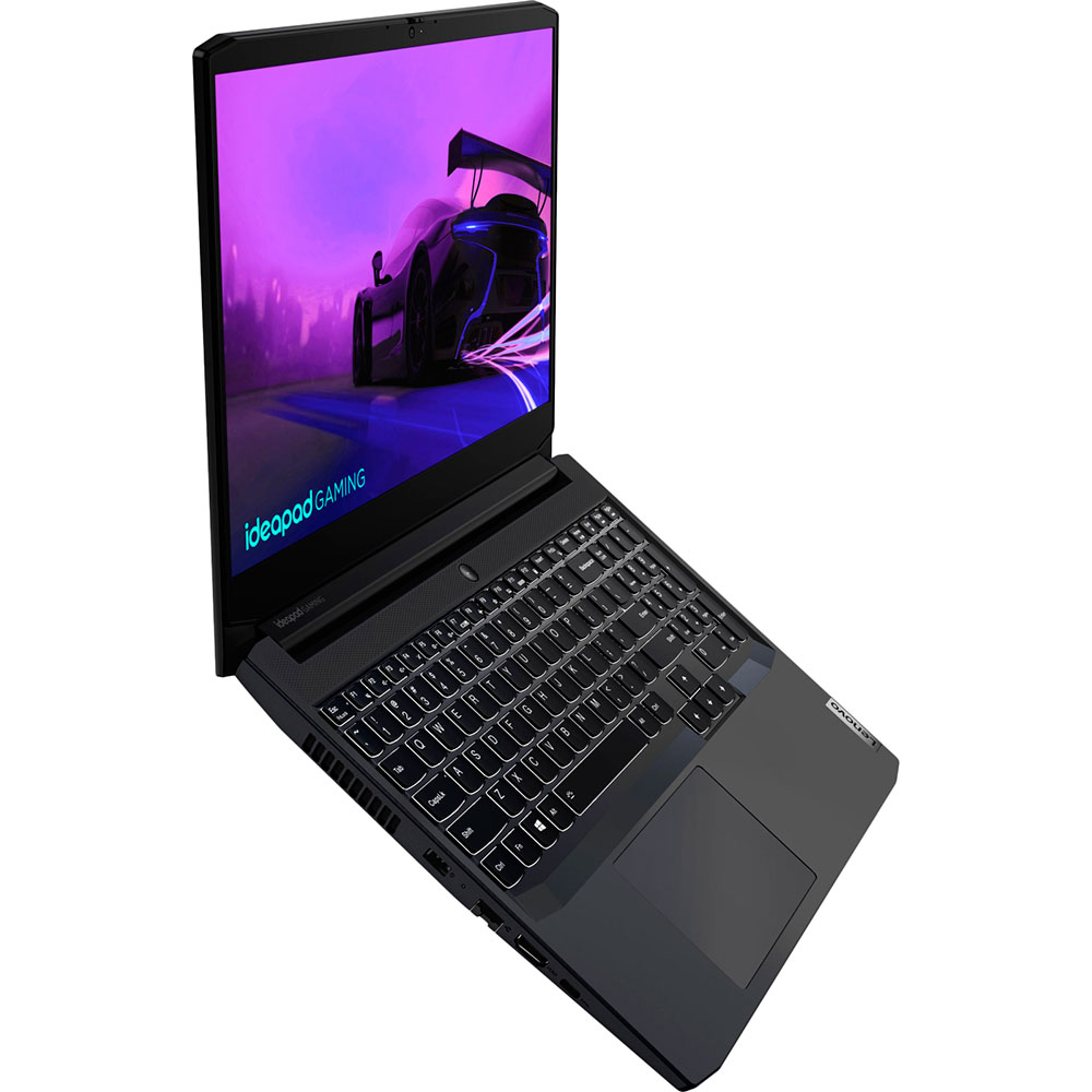 Зовнішній вигляд Ноутбук Lenovo IdeaPad Gaming 3 15IHU6 Shadow Black (82K101FJRA)