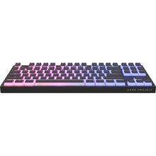 Клавиатура DARK PROJECT KD87A PBT Mechanical Gateron Cap Teal Black (DP-KD-87A-007700-GTC)