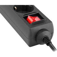 Мережевий фільтр REAL EL RS-Protect M 5 розеток 3м 10А Black (EL122300028)