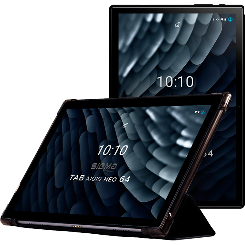 Внешний вид Планшет SIGMA Tab A1010 Neo 4G 4/64GB Dual Sim Black (TAB A1010 Neo 4/64GB Black)