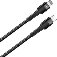 Кабель COLORWAY USB Type-C - Apple Lightning (20W) 3.0А 30 cм Black (CW-CBPDCL054-BK)