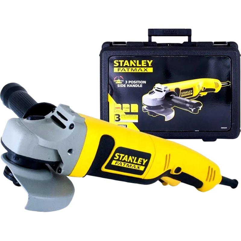 Кутова шліфувальна машина STANLEY FATMAX (FMEG222K) Конструкція поворотна рукоятка