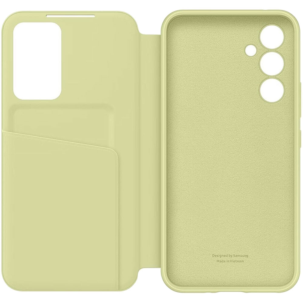 Чехол SAMSUNG Smart View Wallet Case для Samsung Galaxy A54 (A546) Lime (EF-ZA546CGEGRU) Материал микрофибра