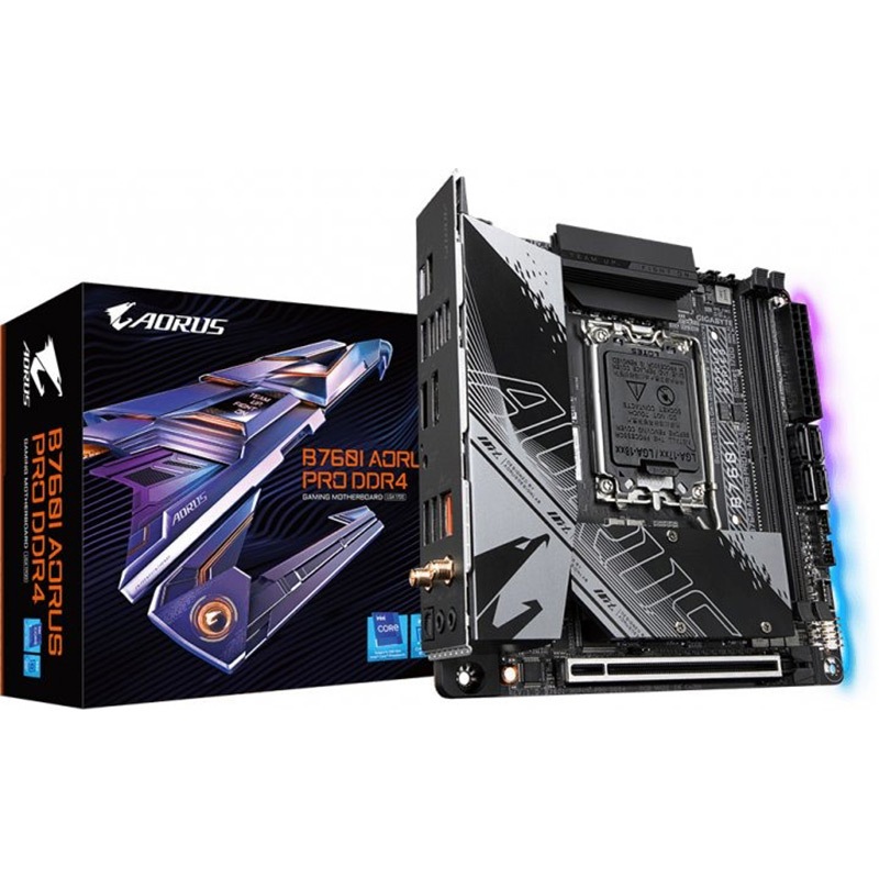 Материнська плата GIGABYTE B760I AORUS PRO Чіпсет Intel B760