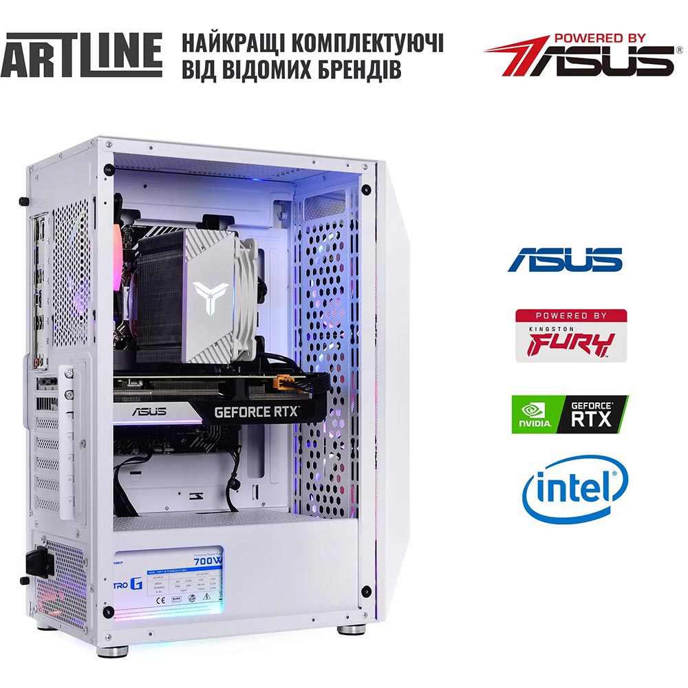 Компьютер ARTLINE Gaming X55WHITE (X55WHITEv49) Серия процессора Intel Core i5