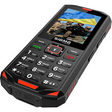 Мобільний телефон SIGMA X-treme PA68 Black-Red (200090154)