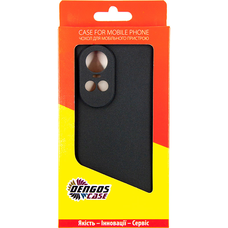 Чехол DENGOS Carbon для OPPO Reno 10 5G Black (DG-TPU-CRBN-186) Цвет черный