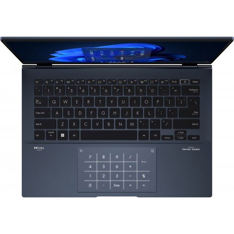 Внешний вид Ноутбук ASUS Zenbook 14 OLED UX3402ZA-KM390X Ponder Blue (90NB0WC1-M01CT0)