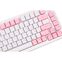 Клавіатура AKKO 5075B Plus Prunus Lannesiana RGB CS Silver Hot-Swap White/Pink (6925758619158)
