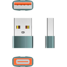 Переходник COLORWAY Type-C to USB-A Grey (CW-AD-CA)