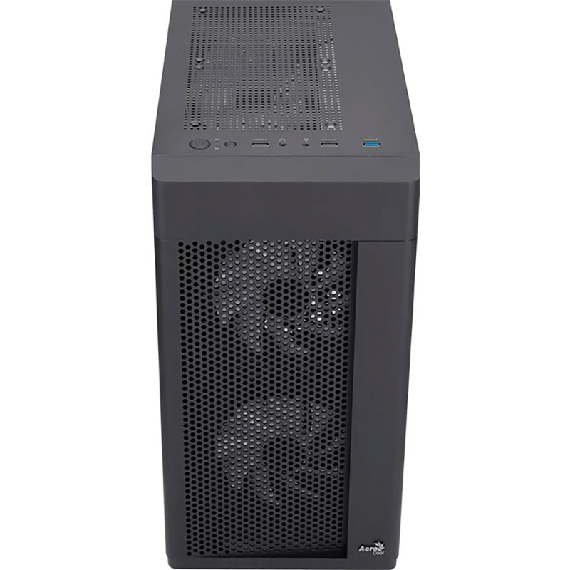 Внешний вид Корпус AEROCOOL Hexform-G-BK-v2 (ACCS-PV38033.11) Black без БП