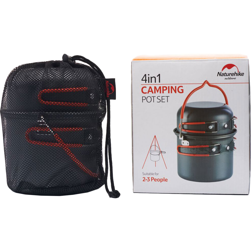 Зовнішній вигляд Набір посуду NATUREHIKE NH18T018-G 9 од. (6927595730324)