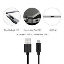 Кабель CHOETECH USB Type-C - USB Type-C 1 м Black (AC0002)