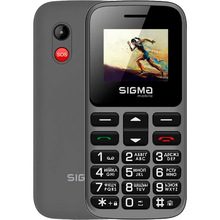 Мобильный телефон SIGMA Comfort 50 Hit 2020 Dual Sim Grey (4827798120927)