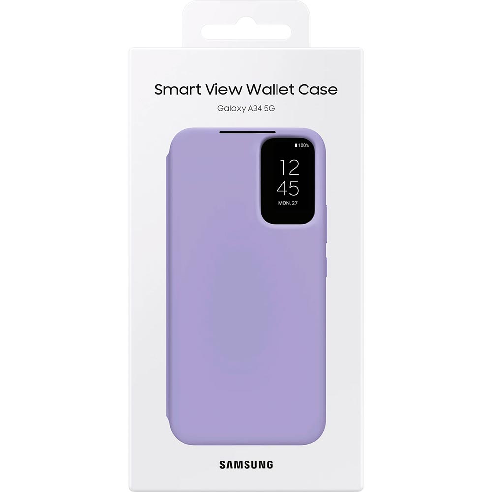 Зовнішній вигляд Чохол Samsung Smart View Wallet Case для Samsung Galaxy A34 (A346) Blueberry (EF-ZA346CVEGRU)