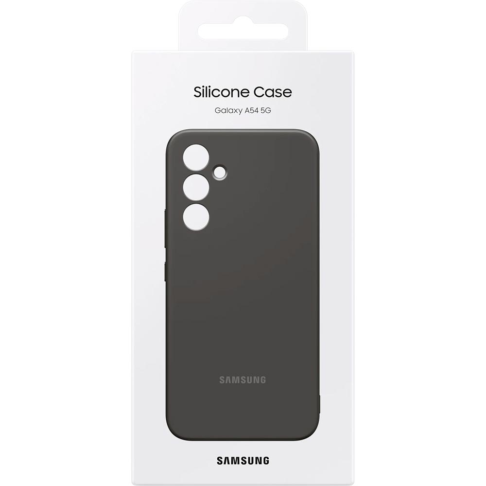 Зовнішній вигляд Чохол Silicone Case для Samsung Galaxy A54 (A546) Black (EF-PA546TBEGRU)