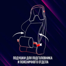 Кресло LORGAR Base 311 Black Red (LRG-CHR311BR)