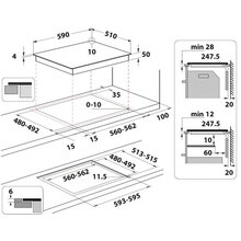 Варочная поверхность WHIRLPOOL WF S5060 CPBF