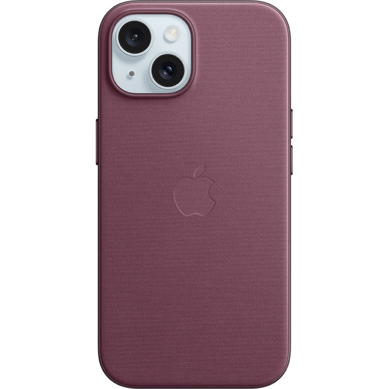 Чехол APPLE для iPhone 15 FineWoven Case with MagSafe Mulberry (MT3E3ZM/A) Чехол APPLE для iPhone 15 FineWoven Case with MagSafe Mulberry (MT3E3ZM/A)
